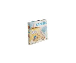 Jeu de société familial Hasbro Sanibel - Placement de tuiles et Drafting, 2-4 joueurs, 45 min, tons pastel