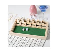 Jeu de société familial, jeu de stratégie avec blocs à retourner numérotés, compatible avec Incompatible Entertainment, plateau en bois de qu