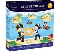 Zoe Yateka - Rêve de trésor - Jeu de Parcours et stratégie - Jeu Semi-coopératif - Enfant et Famille - A partir de 5 Ans, Blanc
