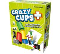 Gigamic Jeu de réflexe Crazy Cups Plus – 6 à 99 ans – Bleu/Jaune