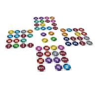 GIGAMIC Dekal Le Jeux de Chiffre décalé, Rouge et Grenat