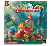 Jeu de société - GIGAMIC - Trésor des lutins - Itinéraire - Course contre le dragon - Jeu coopératif