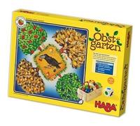HABA 4170 - Obstgarten Spannendes Würfelspiel, mit 40 Früchten aus Holz Und Leicht Verständlichen Spielregeln, Beliebtes Brettspiel AB 3 Jahren