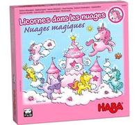Jeu de société Haba Licornes dans les nuages Nuages magiques Multicolore E