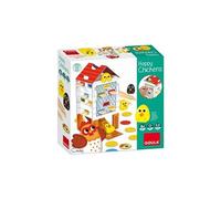Goula - Happy Chickens - Un Jeu d'adresse pour Les Enfants - Jeu d'apprentissage des Couleurs et Amusant pour la Famille - dès 3 Ans - 2 à 4 Joueurs
