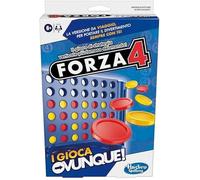 Jeu de société - HASBRO GAMING - Connect 4 Grab and GO - Puissance 4 - Jeu de voyage - Bleu