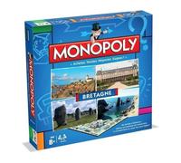Jeu de société Hasbro Monopoly Bretagne Édition régionale française, 2+ joueurs, dès 8 ans, bleu