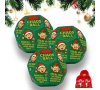 Jeu de société hilarant Anforward, dés pour échange de Cadeaux, Jeux de dés pour échange de Cadeaux de Noël, dés à 12 Faces différentes, pour événements au Bureau, Sorties en Groupe 3PCS