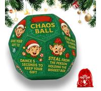 Jeu de société hilarant Anforward, dés pour échange de Cadeaux, Jeux de dés pour échange de Cadeaux de Noël, dés à 12 Faces différentes, pour événements au Bureau, Sorties en Groupe 1PCS