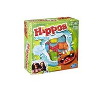 Hasbro – Jeu de plateau Hippos Gloutons – Chargement automatique des billes – 2 à 4 joueurs