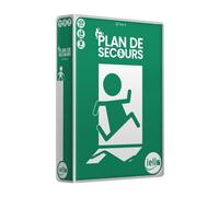 Jeu de société IELLO Plan de Secours - Mémoire et visualisation spatiale - 2-5 joueurs - Vert et blanc