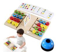 Jeu de société interactif coulissant pour | Tableau de puzzle interactif assorti aux couleurs | pour les jeunes garçons filles maison salle de classe