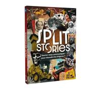 Jeu de société Je Suis d'Ailleurs Split Stories Jeu d'énigmes à contrainte de communication 2-4 joueurs Marron et rouge