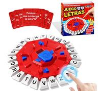 Jeu de Société - Jeu de Mots avec Roue de Lettres, Minuterie Digitale | Compteur Numérique, 2 Modes de Jeu, 24 Touches, 35 Cartes, Portable & Durable - Parfait pour Fêtes & Voyages
