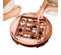 Jeu de société - Jouets éducatifs rotatifs - Jeu pour enseigner à jouer aux échecs, convient aux débutants adultes bureau maison enfants famille divertissement voyage fête