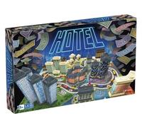 Lansay - Hotel - Jeu de Societe Familial de Stratégie pour Enfants dès 8 Ans - Jeu de Plateau 3D Construis des Hôtels de Luxe, Achète des Terrains, Fais Payer tes Rivaux - 2 à 4 Joueurs - en Français