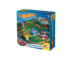 Jeu de société Lisciani Hot Wheels Speed Race Course de vitesse pour 2 à 4 joueurs dès 5 ans Boîte rectangulaire