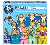 Orchard Toys Llamas in Pyjamas Mini Game, Small and Compact, Travel Game, Educational Game, Holiday Game, Perfect for Toddlers, Kids Age 3-6