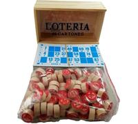 Jeu de Société Loto Bingo 90 numéros + 48 Cartons de Jeu Lotto + Boîte
