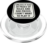 Jeu de société Lourd Lover Complicated Tabletop Game Joke Minimal PopSockets PopGrip pour MagSafe
