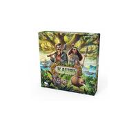 Jeu de société Ludistri Kauri Jeu d'enquête et d'aventure boîte carrée illustrations colorées Vert
