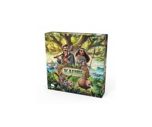 Jeu de société Ludistri Kauri Jeu d'enquête et d'aventure boîte carrée illustrations colorées Vert