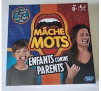 Mache-Mots Enfants contre parents, Jeu de societe ambiance pour la famille, Version francaise, Hasbro Gaming