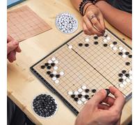 Jeu De Société Magnétique Pliable Pour Enfants, Jeu De Table, Jeu D'échecs, Puzzle, Jeu De Bureau, 19x19 Lignes