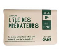 Jeu de société - MATAGOT - L'Île des Prédateurs FR Micro Game - 1 Joueur - 8 ans - 10-15 min