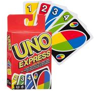 UNO, Mattel Jeu de Cartes Express 56 Cartes pour Enfants, Adultes et soirée de Jeu
