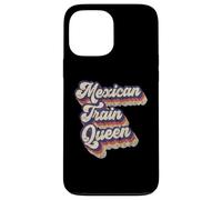 Jeu de société Mexican Train Queen Dominos Lover Domino Player Coque pour iPhone 13 Pro Max