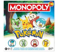 Hasbro Jeu de société Monopoly Édition Pokémon Multicolore Version espagnole/portugaise pour enfants