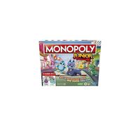 Jeu de société Monopoly Junior de Hasbro Gaming, plateau de jeu à 2 faces, 2 jeux en 1, jeu Monopoly pour les
