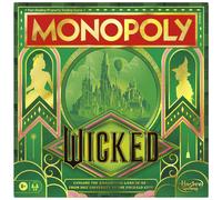Jeu de société Monopoly Wicked Edition | Inspiré du film | À partir de 8 ans | De 2 à 6 joueurs | 30 min | Jeux familiaux pour enfants, adolescen