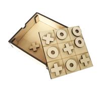 Jeu De Société Montessori Pour Adolescents, Magnifique Puzzle, Jeu D'Échecs, Avec Cercles Et Croix