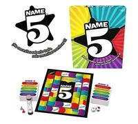 Nommez-en-5 - Version Espagnole - Jeux de société - A Partir de 12 Ans - Jouez en Famille Ou Entre Amis - A Vous De Trouver 5 Réponses Seul Ou en Equipe - A Partir de 2 Joueurs