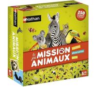 Jeu de Société - NATHAN - Mission Animaux - Observation et Rapidité - 250 Photos Réelles