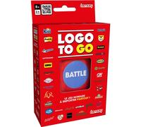 Jeu de société nomade LANSAY Logo To Go 200 cartes Dé Pochette Rouge