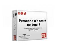 Jeu de société - Olé Studio - Personne n'a testé ce truc - À partir de 14 ans - 2 à 10 joueurs - Moins de 30 min