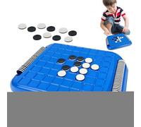 Jeu de société Othello, Jeu de société Reversi - Jeu de société interactif d'échecs Noir et Blanc,Jeu Amusant en Famille à 2 Joueurs, Jeu de société Familial pour cultiver la pensée logique
