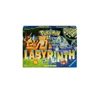 Ravensburger - Labyrinthe Pokémon Phosphorescent - Jeu Labyrinthe Pokémon Brillant dans Le Noir - 2-4 Joueurs - Dès 7 Ans - Réflexion et Stratégie - 22705
