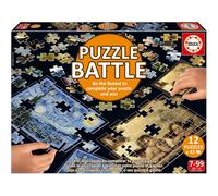 Jeu de société - Puzzle battle - Thème l'art - Dès 7 ans - 12 puzzles de 42 pièc