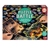 Jeu de société - Puzzle battle - Thème nature - Dès 7 ans - 12 puzzles de 42 piè