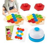 Jeu De Société Puzzle en Bois | Jouet Casse-Tête | Puzzle De Défi pour La Pensée Logique,pour D'Âge Préscolaire Garçons Et Filles Voyage Maison École Intérieur