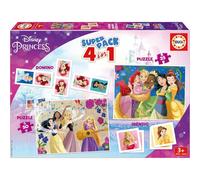 Jeu de société - Puzzles, domino, memory - Princesses Disney - Dès 3 ans - Educa