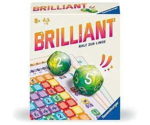 Jeu de société Ravensburger Brilliant Roll & Write familial 1-6 joueurs 20 min Blanc/Crème