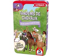 Jeu de société - SCHMIDT SPIELE - Tendem chevaux - Rouge - 2 joueurs ou plus - 20 min