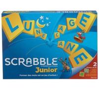 Jeu de société Scrabble Junior Nouvelle Version Francaise - Jeu de Plateau et Lettres - Mots croises - Set Jeu Enfant avec Carte Tigre