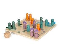 Jeu de société - SMALL FOOT - 12619 - Ludo Dino - Bois FSC - 4 joueurs max