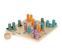 Jeu de société - SMALL FOOT - 12619 - Ludo Dino - Bois FSC - À partir de 4 ans - 4 joueurs max Or